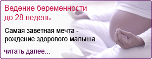 Ведение беременности до 28 недель беременности